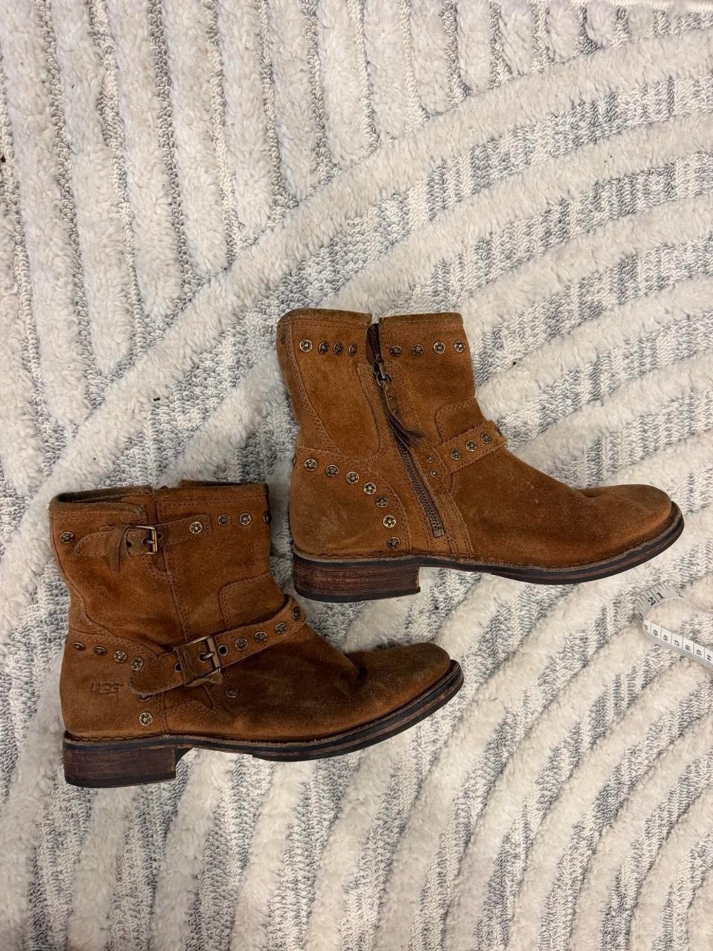 UGG Men's Chestnut Suede Studded Ankle Boots